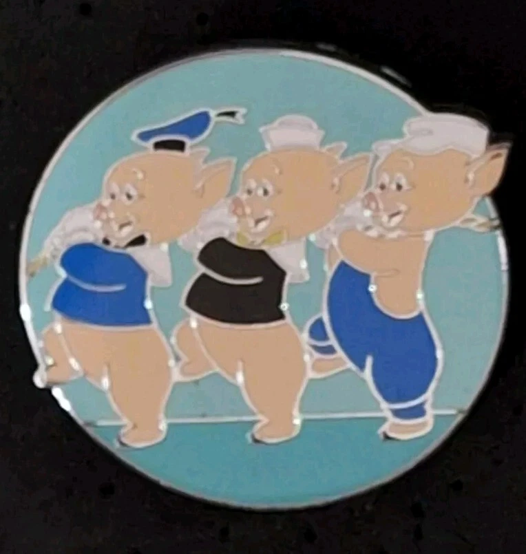 2024 Walt Disney Three Little Pigs Mickey Mouse Club Mystery Series Pin Trading