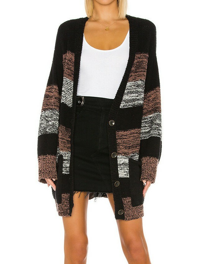 $148 NWT FREE PEOPLE SzXS SOUTHPORT OVERSIZED BEACH STRIPED
