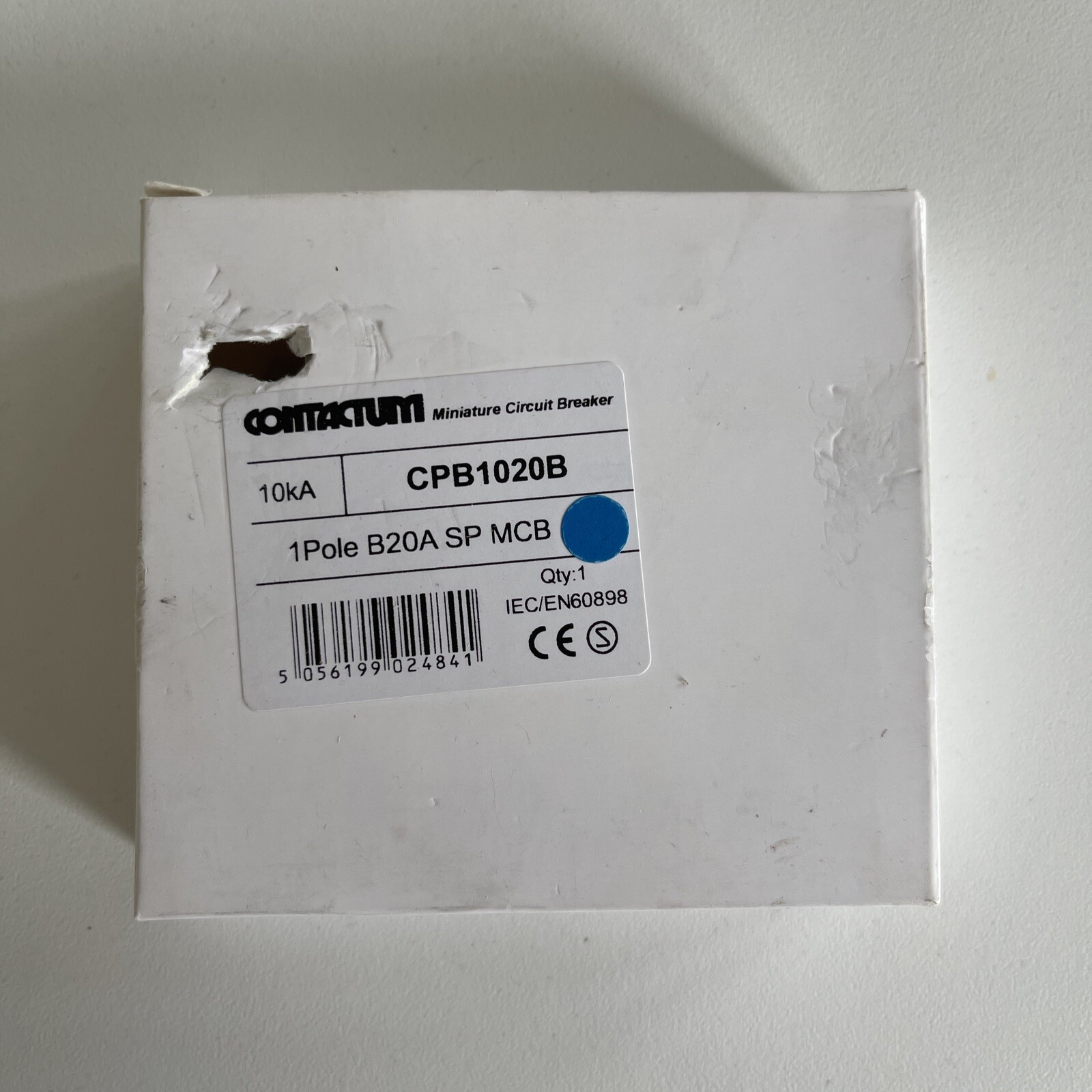 Contactum CP Range - CPB1020B - 20A B20 Type B Single Pole MCB New - VAT REG'D