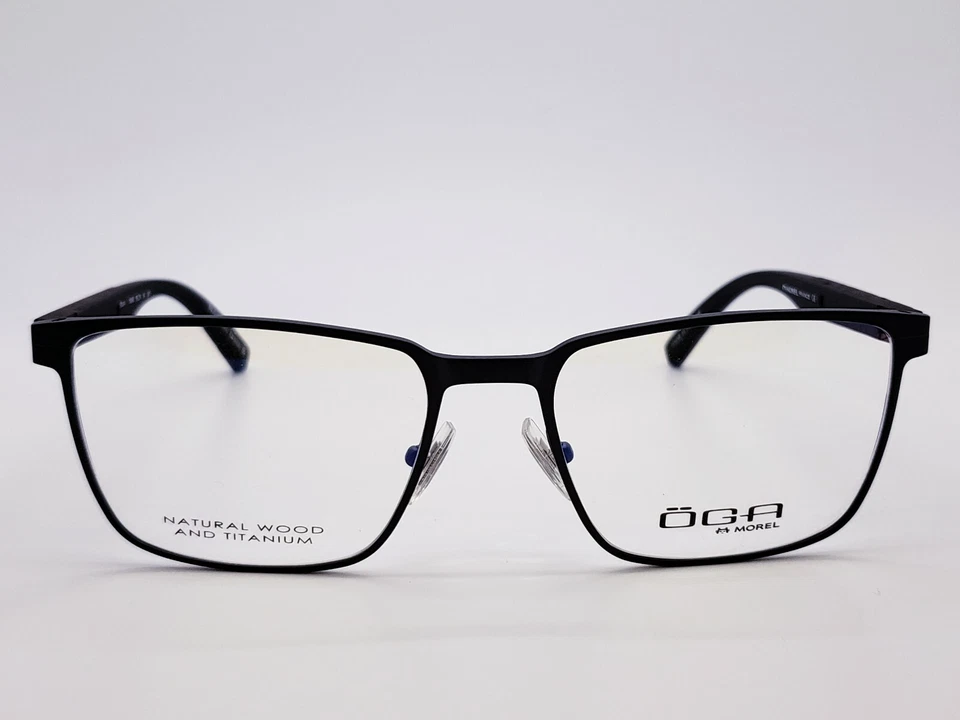 OGA 10045O GM11 MOREL FRANCIA GAFAS MADERA NATURAL 56-18-140 NUEVAS con ESTUCHE! Foto 2 de 4