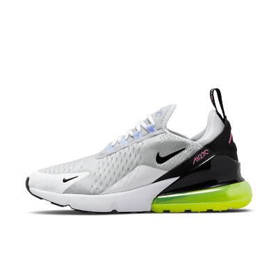 Women's Nike Air Max 270 Pure Platinum Volt White Black FJ0734-043
