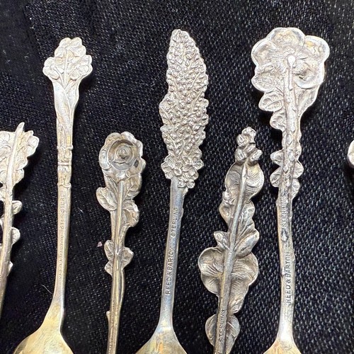 7 VINTAGE REED & BARTON STERLING SILVER DEMITASSE SPOONS 69.99g WEIGHT - Picture 7 of 9