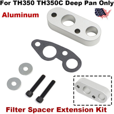 For TH350 TH350C Turbo 350 Deep Transmission Pan Filter Extension with Gasket US