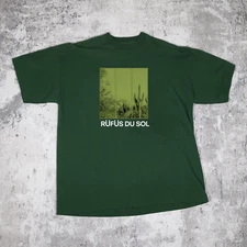 Rufus Du Sol Tour Collection Gift for Fan S to 5XL Green T-shirt BM1052