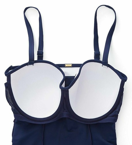 NUEVO TRAJE DE BAÑO PANACHE para mujer blanco marino Anya Cruise Bandeau torso con alambre nadar - Imagen 5 de 5