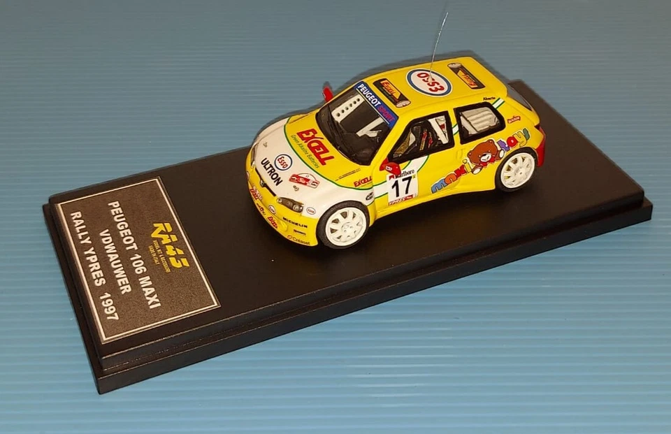 1/43 Peugeot 106 Maxi Rally Ypres 1997 Vdwauwer  - Immagine 3 di 3