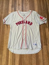 Kevin McAvoy Game Used Portland Sea Dogs Grey Road Jersey Red Sox