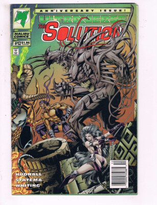 Solution (1994) #  12 Newsstand (8.0-VF)