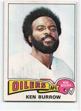 1975 Topps #413 Ken Burrough EX Excellent Oilers UER  ID: 112958