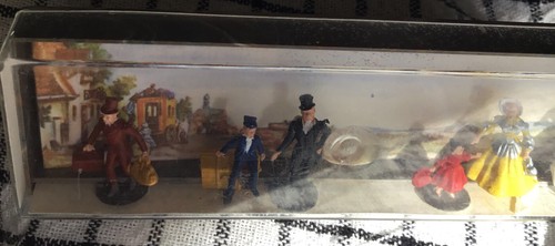 Walter Merten miniatura escena callejera - caja 2156 | Zustand: New