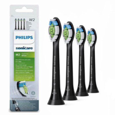 Philips Sonicare W2 HX6064/10 Optimal White Ersatzbürste Aufsteckbürste 4 Stück