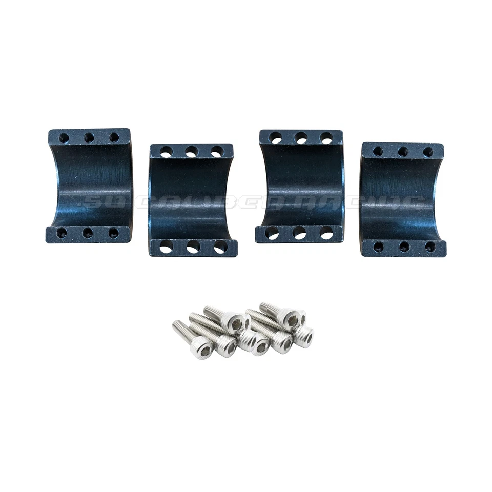 Pair 1.75" Tube Clamps Polaris RZR 570 800 900 XP1000 Turbo Custom Fabrication - Image 4 of 4