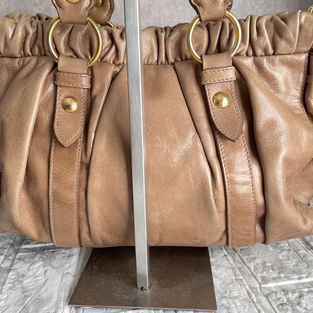 バッグ miumiu 2WAYBAG vitellolux sideribbonmini Miu Miu Bags | Miu Miu Vitello Leather 2way Shoulder Bag