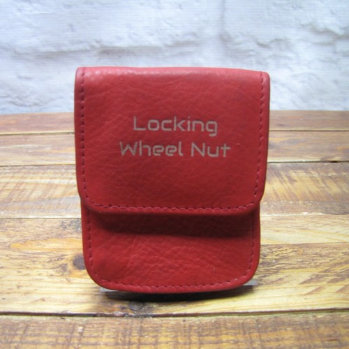 Locking wheel nut leather pouch - Picture 2 of 4