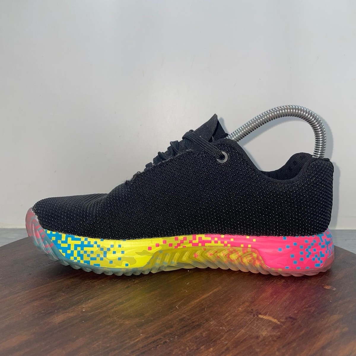 NOBULL Black Athletic Shoes with Colorful Sole- LIKE NEW no tags Nobull Black Impact Daisy Floral Trainer Sneakers Shoes  main image 4