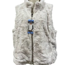 Nicole Miller Women's Jacket Vest Reversible Pockets Size 3X NWT