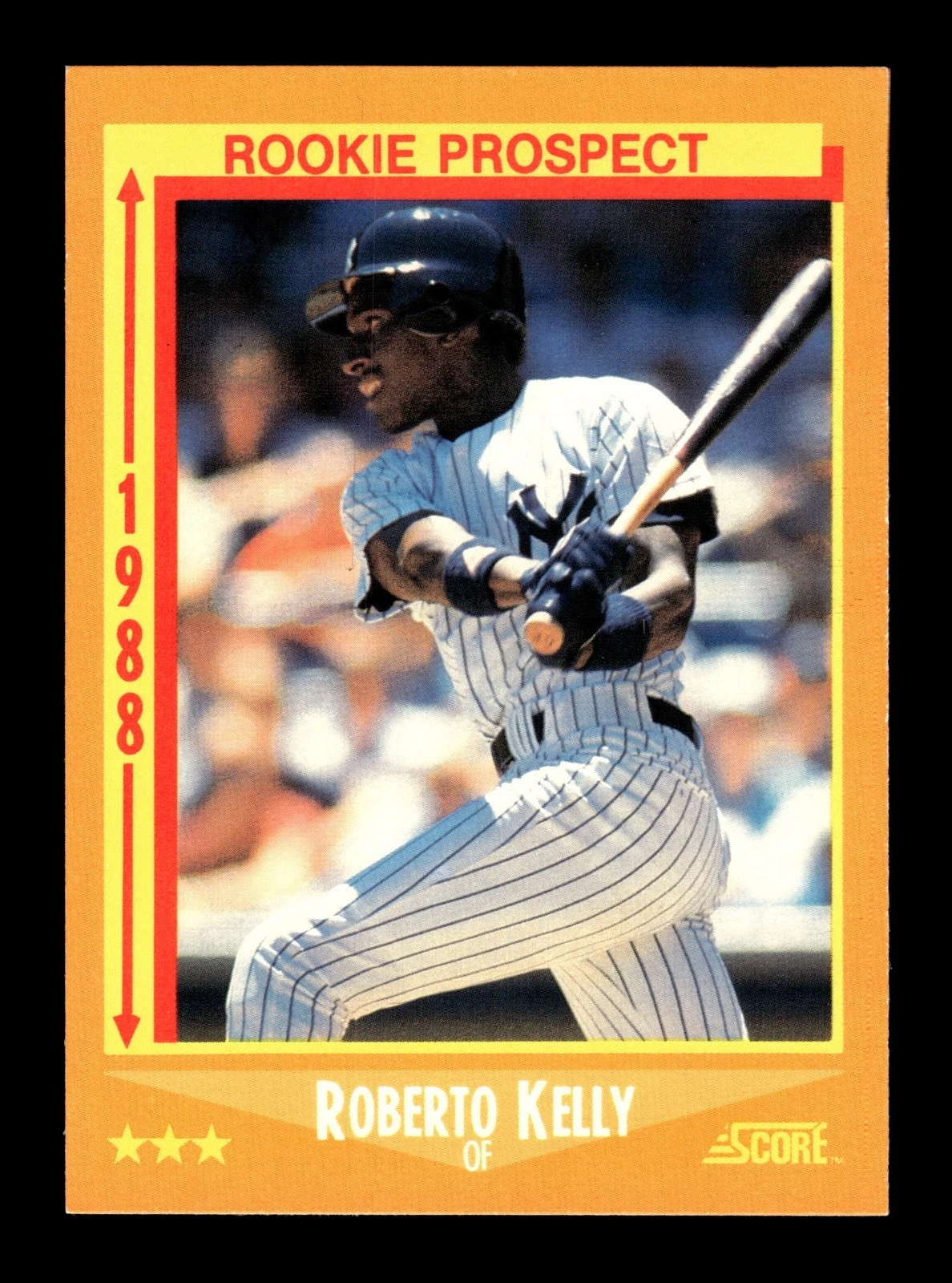 ROBERTO KELLY ⚾ 1988 Score Baseball Card #634 NY Yankees RC Rookie