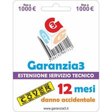 Garanzia 3 Cover 1000 - Danno Accidentale fino a 1000,00 Euro