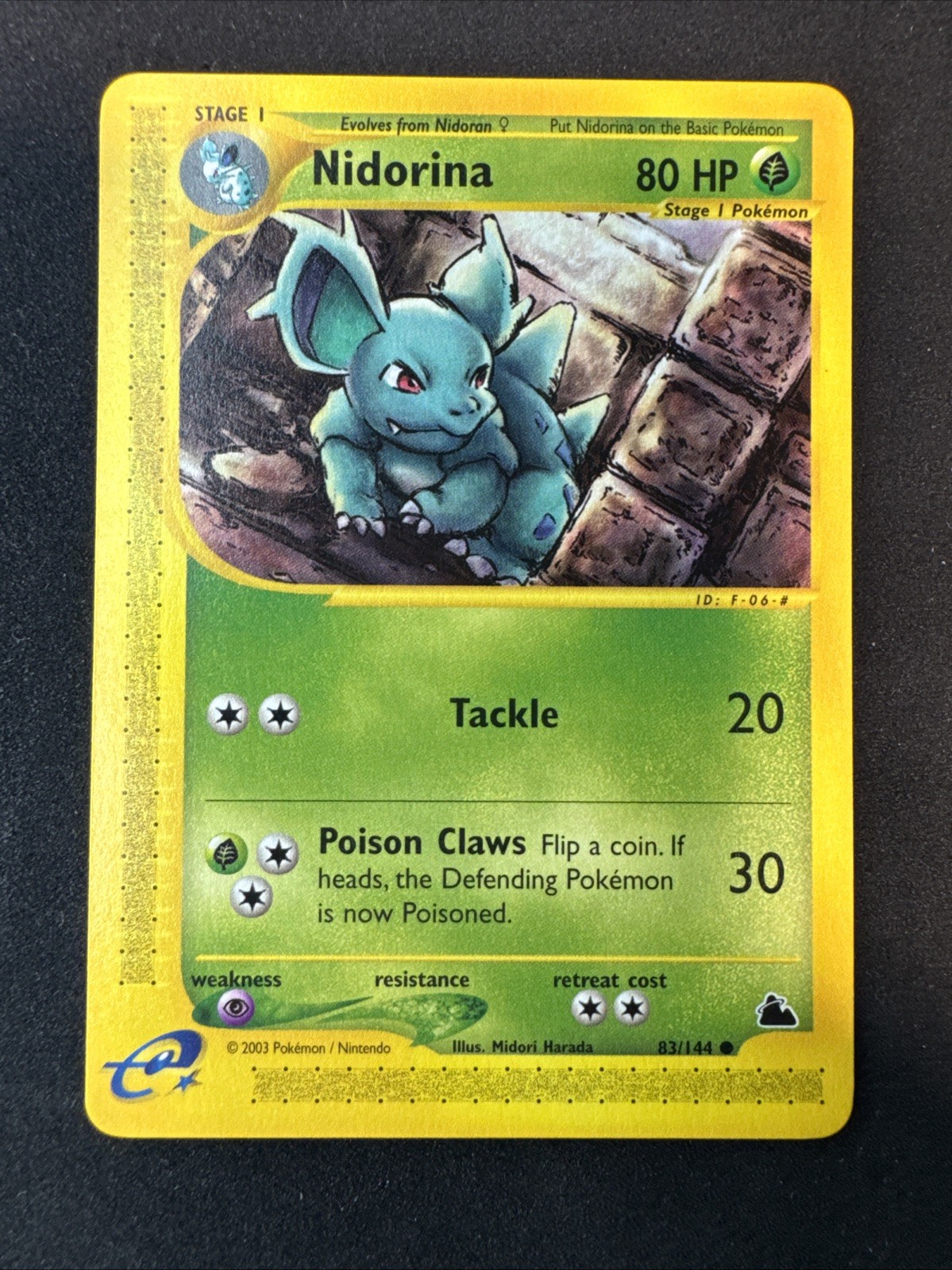 Nidorina 83/144 Skyridge Regular Pokemon S431