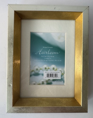 Vintage Lot Of 2 Gold PICTURE FRAMES cottage core Gallery Wall Art Decor - Picture 10 of 19