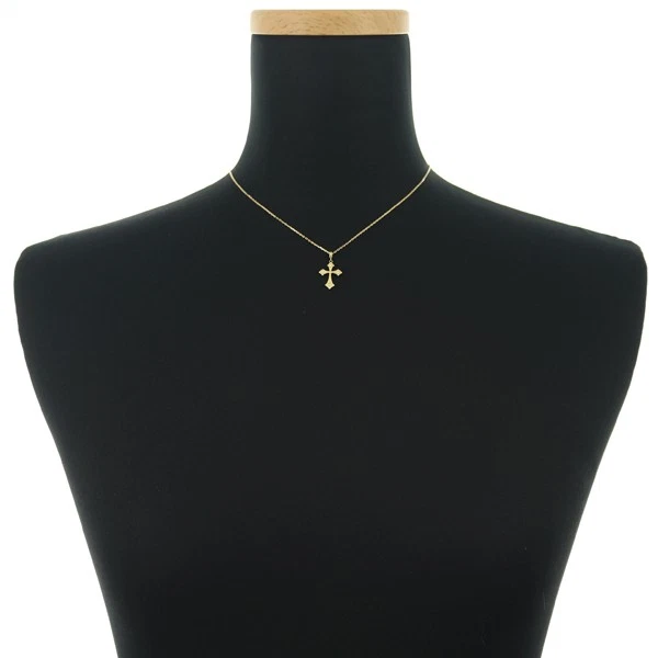 Auténtico Collar Loree Rodkin Cruz Diamante Oro Amarillo 18K 750 Foto 4 de 4