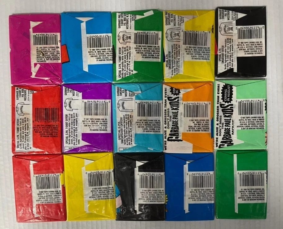 Garbage Pail Kids 1980s 100 Cards & Free Wax Packs! Starter Set OS1-OS15 GPK !! - Image 4 of 4