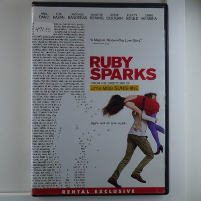 Ruby Sparks DVD 2012 Rental Exclusive Paul Dano Zoe Kazan Antonio Banderas