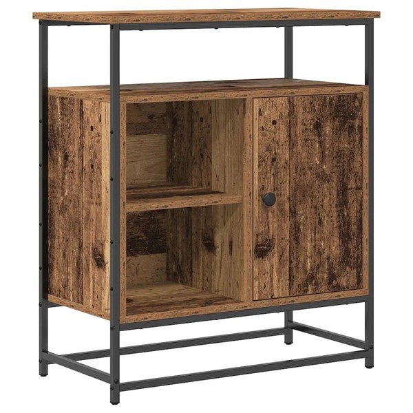 Sideboard Altholz 69X35X80 Cm Holzwerkstoff Landhausstil Vintage-image
