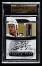 2008-09 ITG Ultimate Memorabilia 9th Edition Silver 15/24 Ryan Getzlaf Auto 4f5