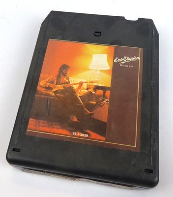 8 Track Kassette - ERIC CLAPTON - Backless - 8-Track Tape