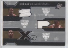 2007 SPx Winning Materials Triple Ben Wallace Luol Deng Gordon #WMT-WDG HOF 06vc