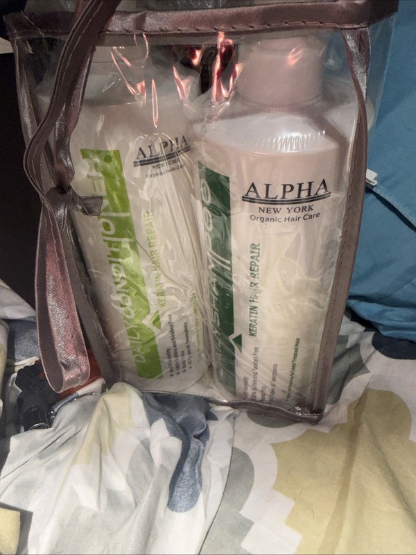 Daily keratin Shampoo & Conditioner hair repair Set by Alpha New York 500ml