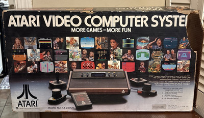 Vintage Atari CX2600A Video Computer System 1980 Box Only