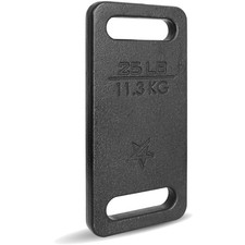 Cast Iron Rucking Weight for Backpack, Training Weight Plate with Ergonomic R...