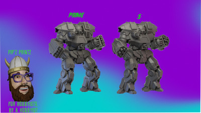 Kodiak Alternate Mech Model For Battletech 6mm-10mm-15mm