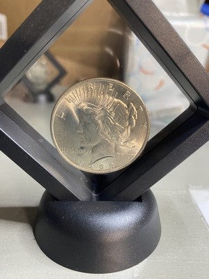 1923 Pease Dollar Coin Absolutely Beautiful In A Very Nice Display