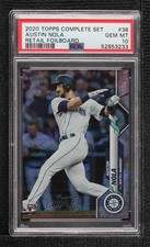 2020 Topps Retail Foilboard 253/264 Austin Nola #38 PSA 10 GEM MT 5rq