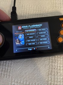Atari Flashback Black Portable Built-In Games Handheld Video Game Console