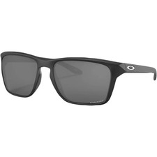 Oakley Men Sylas Low Bridge Fit Polarized Matte Black/Prizm Black OS Sunglasses