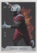 2021 Wild Card MATTE Rookie Heat Orange Flames 33/125 Ernest Jones #MRHR-50 00gy. rookie card picture
