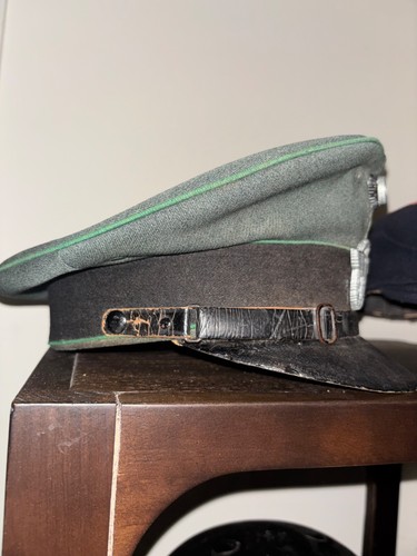 WW2 original German Ordnungspolizei named NCO Visor Cap( full desc for info)