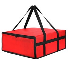 Large Insulated Pizza Delivery Food Bag Triple Layer 20x20x6 Inch