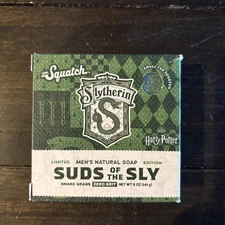 Dr Squatch Harry Potter Slytherin Suds of the Sly Bar Body Soap Limited Ed NIB