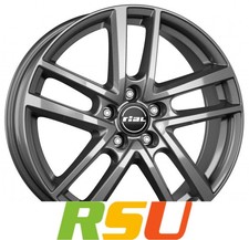 Rial Astorga graphit 7.5x17" ET29 LK5 112 ML 66.6 Alufelgen 17 Zoll