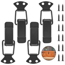 4 Pcs 90mm Spring Loaded Toggle Latch Stainless Steel Toggle Latch Catch Hasps