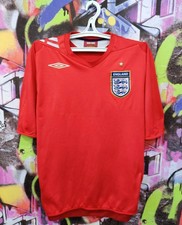 England 2006 2007 2008 Away Shirt World Cup Vintage Soccer Jersey Umbro Men's XL