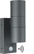 Kerry Outside Wall Lights with Sensor, IP65 Waterproof Up Down Outdoor Lighting