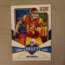 2018 Score - SAM DARNOLD - Draft Rookie Card #1 . rookie card picture