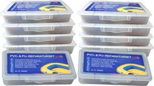 10er-Pack PVC-& PU-REPARATUR-SET XXL, Flickzeug Boot Zelt Pool Markise SUP Zelt