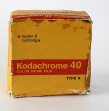 KODACHROME 40 TYPE A SUPER 8 CARTRIDGE MOVIE FILM EXP. 1982 SEALED